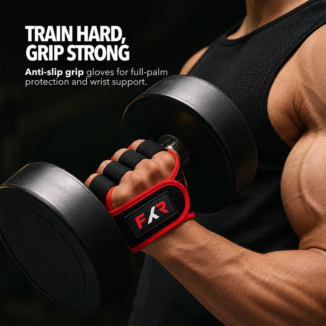 FYR Palm Grip with Anti-Slip Technology for Gym & Sports