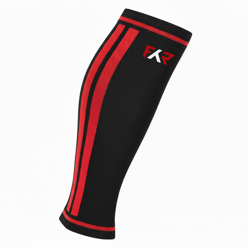 Compression calf sleeve for running gym and recovery support
