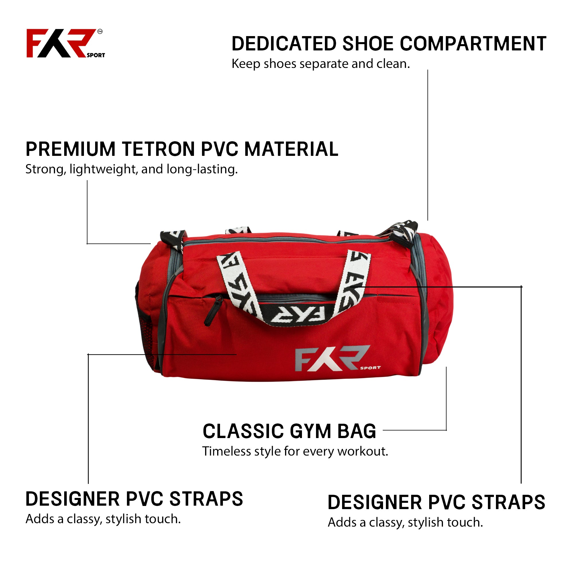 RANGER Red Sports Bag