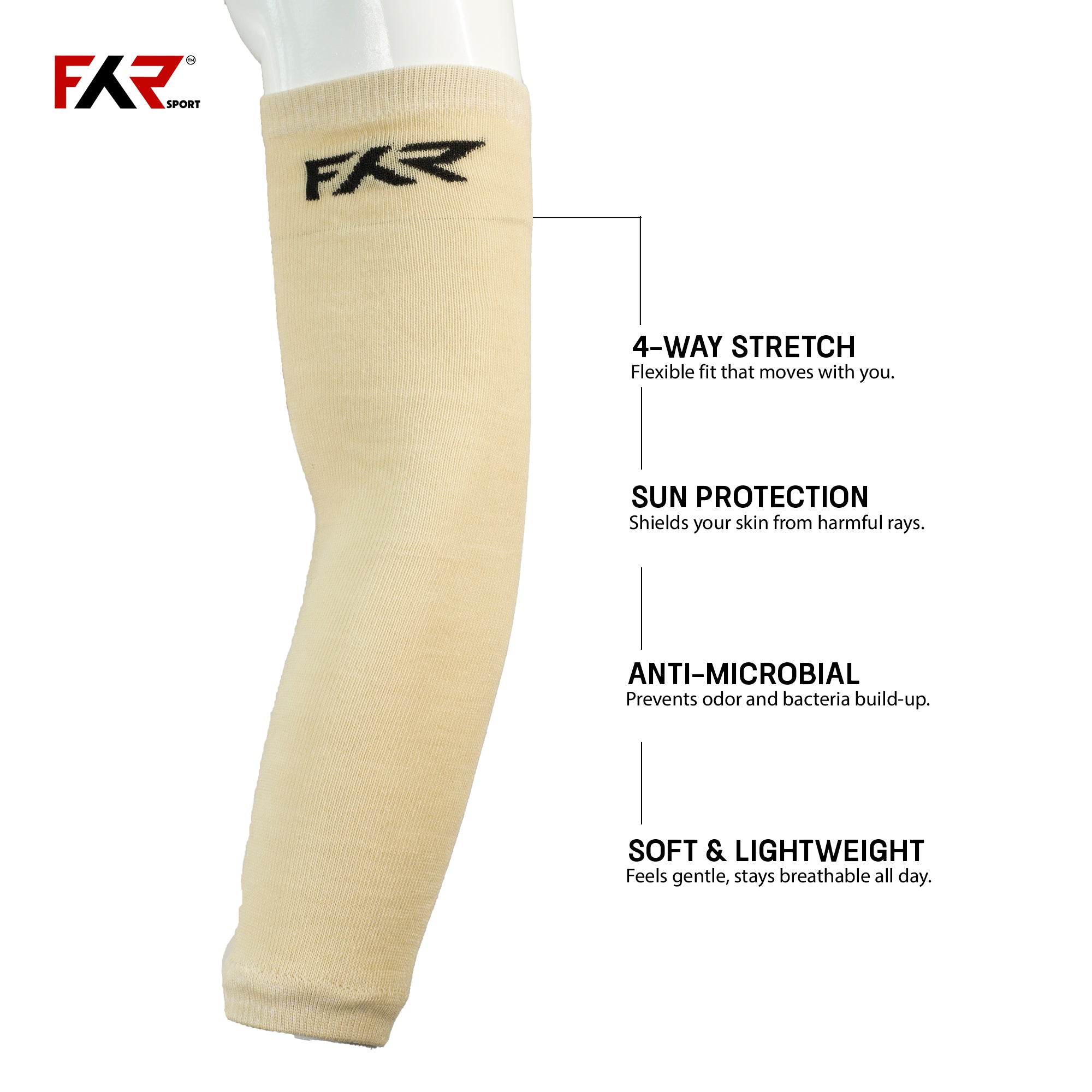 Compression Arm Sleeves for Sports, Running & UV Protection