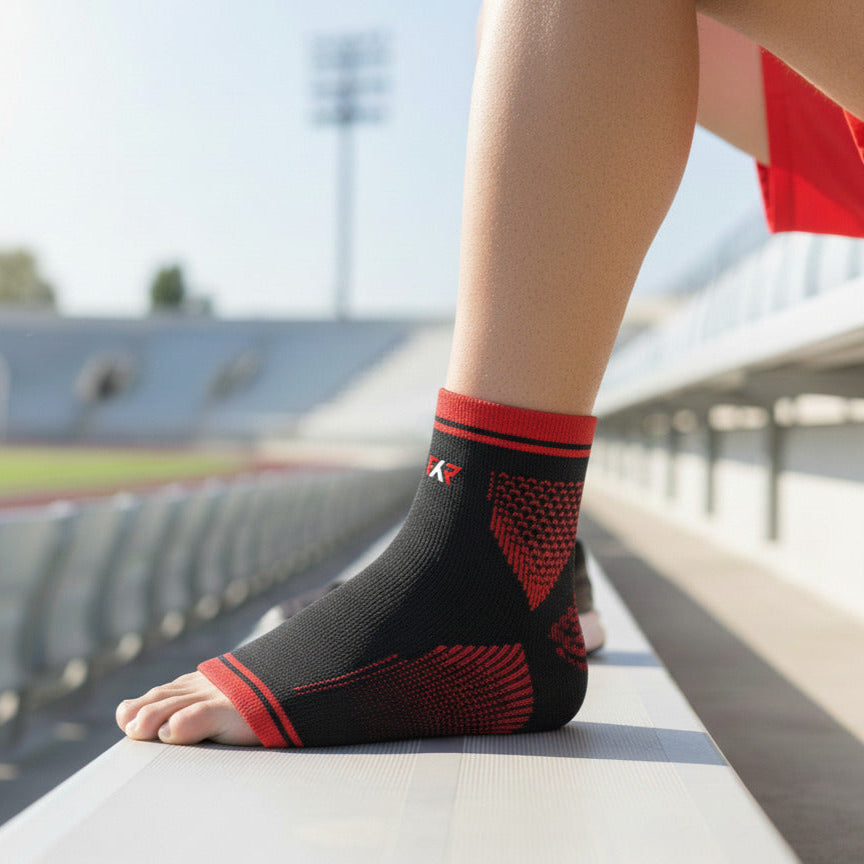 Compression Ankle Sleeve for Sports, Running & Joint Support